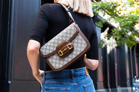 gucci 1955 horsebit bag street style